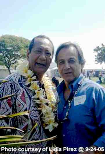 Al Harrington and Richard Yniguez who was there with Al on September 24, 2005